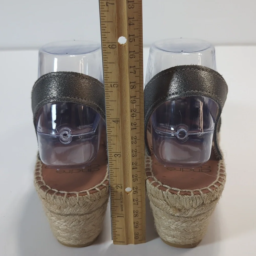 Andre Assous Dorit Women's Wedge Espadrille Sandals Size 10